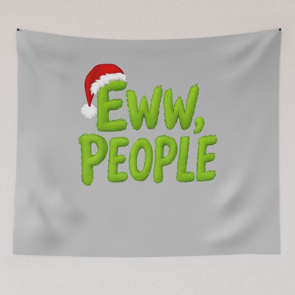 Item preview, Eww, People Santa Hat Green Funny Christmas Mens Womens Kids designed and sold by mjohnson9.