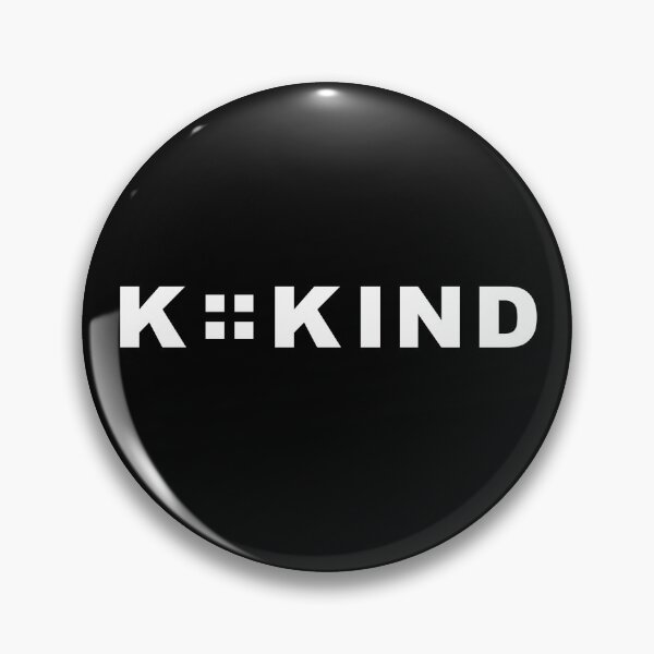Aperçu de l'œuvre KIND – Typographie streetwear noir et blanc créée et vendue par ColorNestStudio.