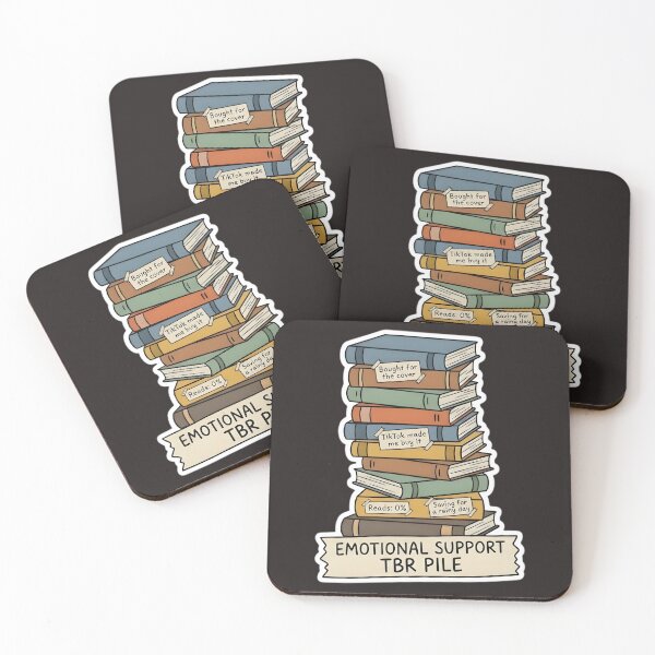 Item preview, Funny TBR Pile Book Hoarder - Emotional Support Books designed and sold by bendypraetor0f.