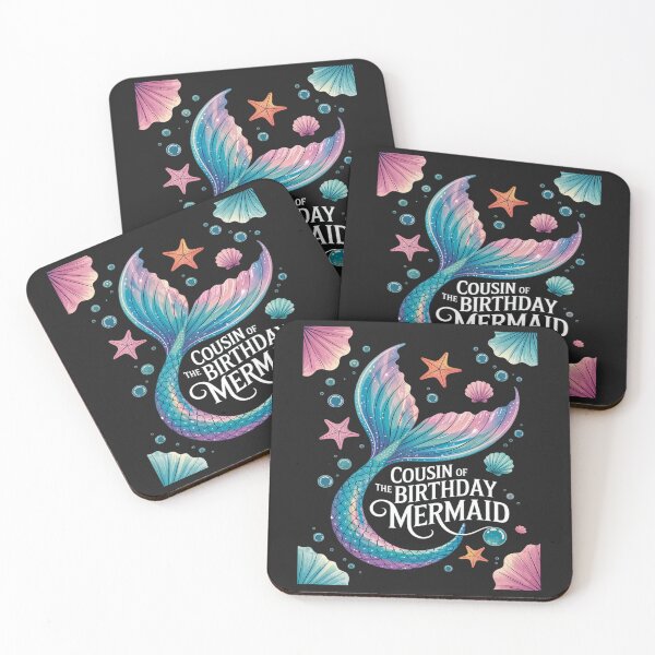 Item preview, Cousin Of The Birthday Mermaid Family Matching Party Squad designed and sold by itsnothatweird.