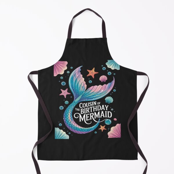 Item preview, Cousin Of The Birthday Mermaid Family Matching Party Squad designed and sold by itsnothatweird.