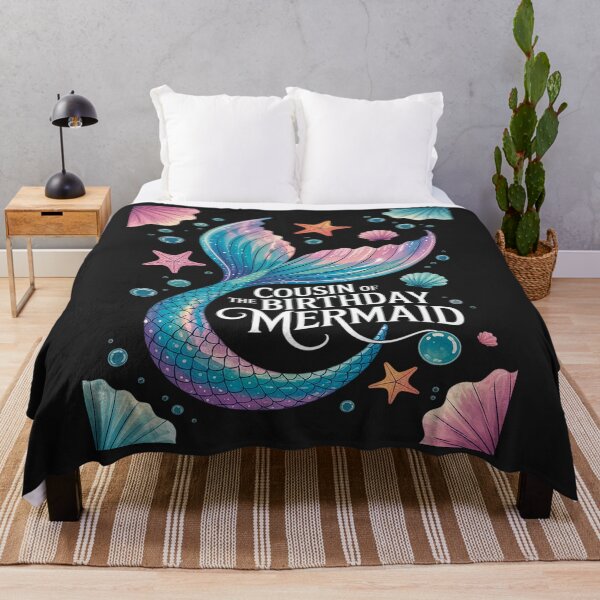 Item preview, Cousin Of The Birthday Mermaid Family Matching Party Squad designed and sold by itsnothatweird.
