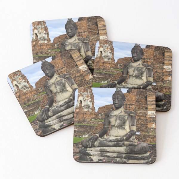 Item preview, Buddha statue in Ayutthaya designed and sold by pietrofoto.