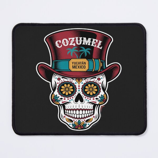 Item preview, Cozumel Mexico Sugar Skull & Hat Souvenir designed and sold by itsnothatweird.