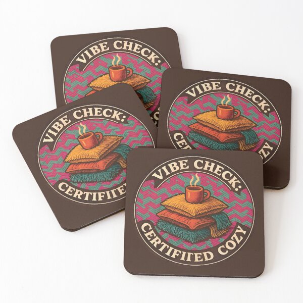Artikelvorschau, Stimmungscheck: Zertifiziert gemütlich – Retro-Patch-Komfortillustration entworfen und verkauft von Glyph Lab.