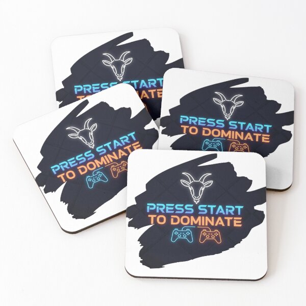 Item preview, Press Start to Dominate – Futuristic Gamer Slogan designed and sold by LoganDzign.