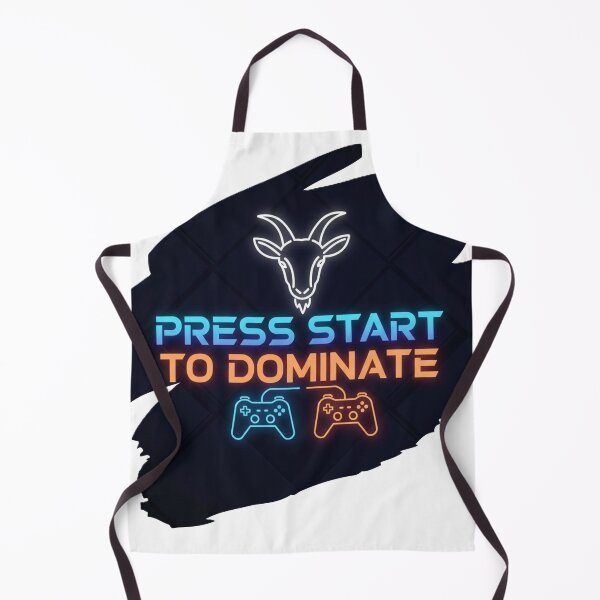 Item preview, Press Start to Dominate – Futuristic Gamer Slogan designed and sold by LoganDzign.