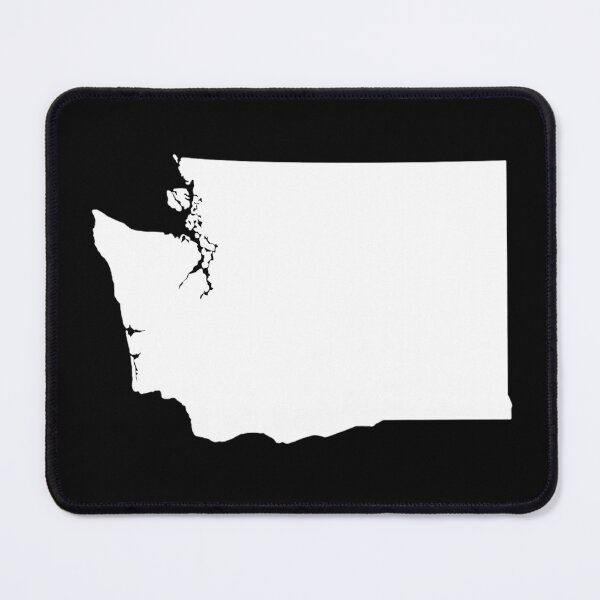 Item preview, Washington Map Silhouette – Minimal White designed and sold by Paper Drip.
