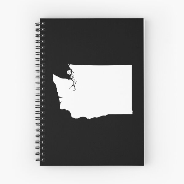 Item preview, Washington Map Silhouette – Minimal White designed and sold by Paper Drip.