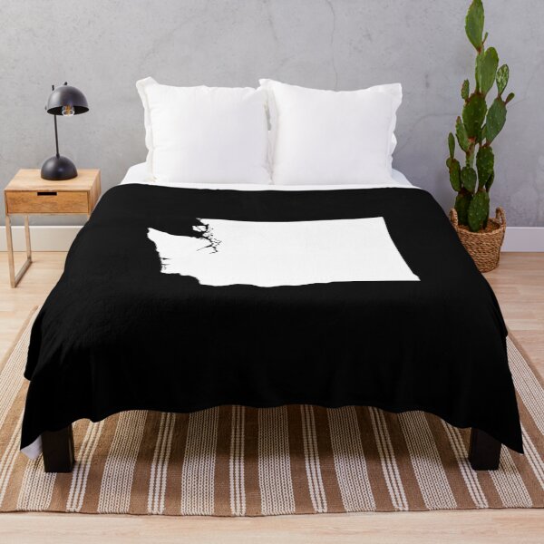 Item preview, Washington Map Silhouette – Minimal White designed and sold by Paper Drip.