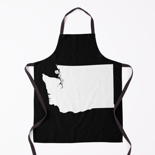 Item preview, Washington Map Silhouette – Minimal White designed and sold by Paper Drip.