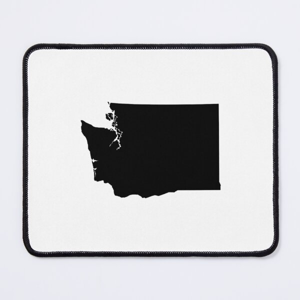 Item preview, Washington Map Silhouette – Minimal Black designed and sold by Paper Drip.