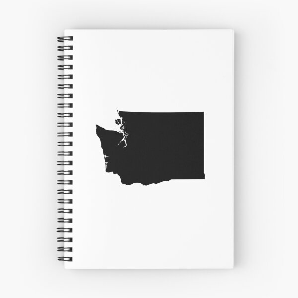 Item preview, Washington Map Silhouette – Minimal Black designed and sold by Paper Drip.