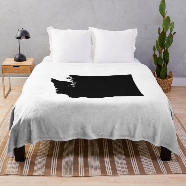 Item preview, Washington Map Silhouette – Minimal Black designed and sold by Paper Drip.