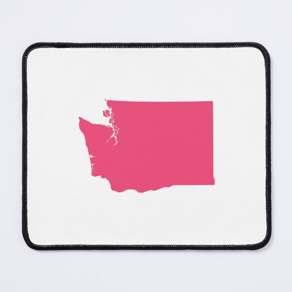 Item preview, Washington Map Silhouette – Minimal Pink designed and sold by Paper Drip.