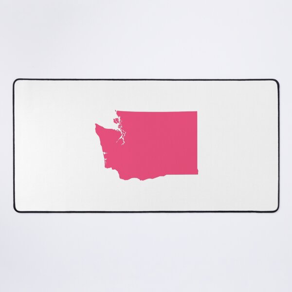 Item preview, Washington  Map Silhouette – Minimal Pink designed and sold by Paper Drip.