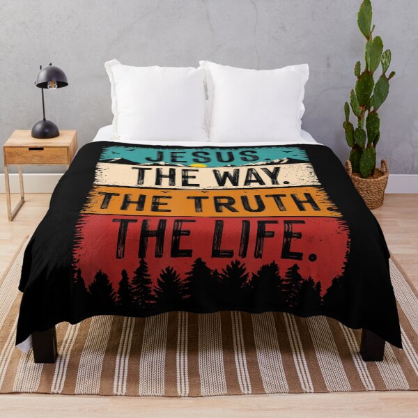 Item preview, Jesus The Way The-Truth The Life Bible Verse Christian Faith designed and sold by ToriKarla.