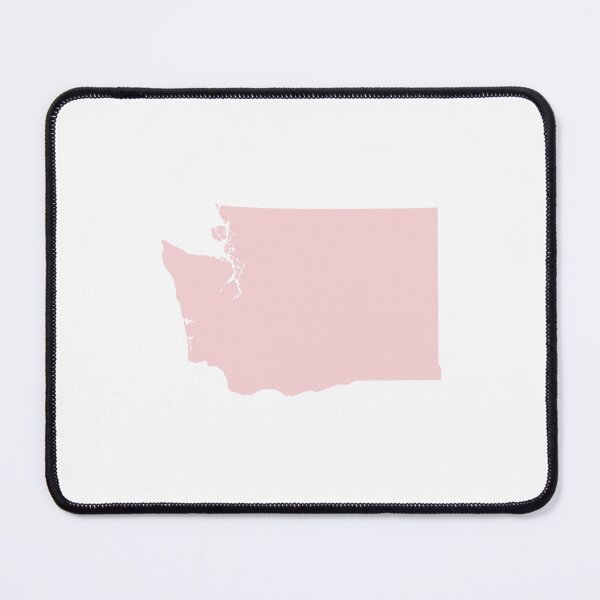 Item preview, Washington Map Silhouette – Minimal Pink designed and sold by Paper Drip.