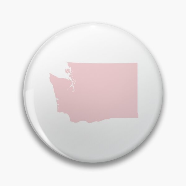 Item preview, Washington Map Silhouette – Minimal Pink designed and sold by Paper Drip.