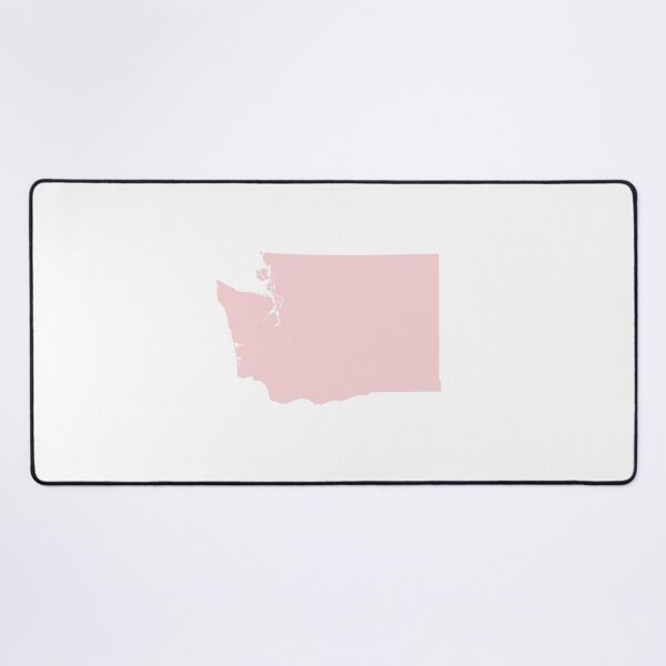 Item preview, Washington Map Silhouette – Minimal Pink designed and sold by Paper Drip.