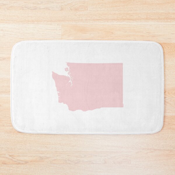 Item preview, Washington Map Silhouette – Minimal Pink designed and sold by Paper Drip.