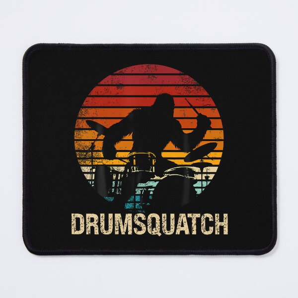 Item preview, Sasquatch Playing Drums Bigfoot Drummer Music Musician Band designed and sold by FloraVenita.