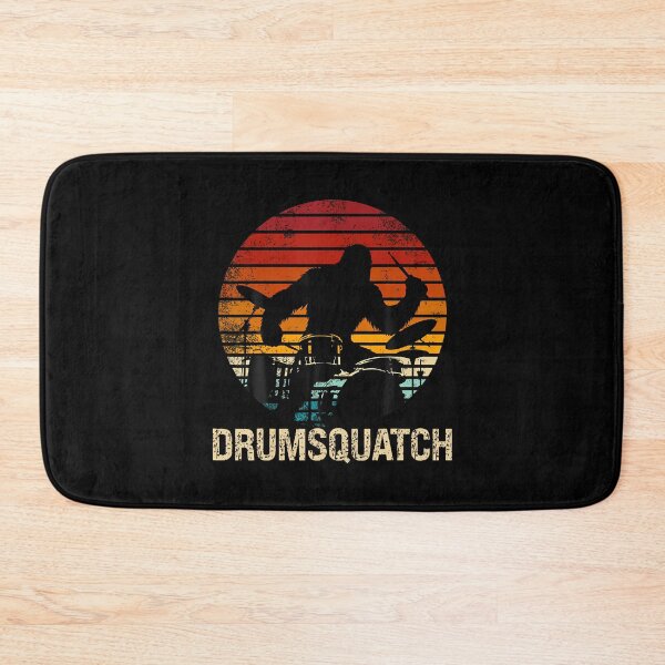 Item preview, Sasquatch Playing Drums Bigfoot Drummer Music Musician Band designed and sold by FloraVenita.