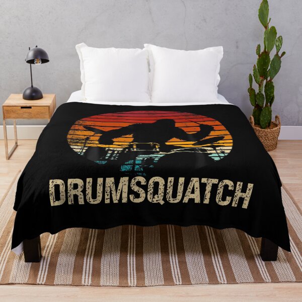 Item preview, Sasquatch Playing Drums Bigfoot Drummer Music Musician Band designed and sold by FloraVenita.