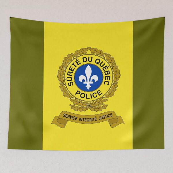 Item preview, Quebec Provincial Police flag designed and sold by rheyes.