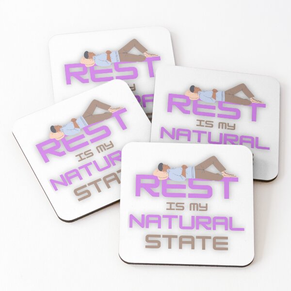 Item preview, Rest is my natural state: man designed and sold by Lucky Arts With Love.