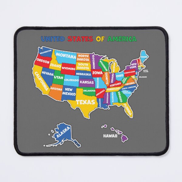 Item preview, Colorful USA States Map – Educational & Patriotic Design designed and sold by mashmosh.