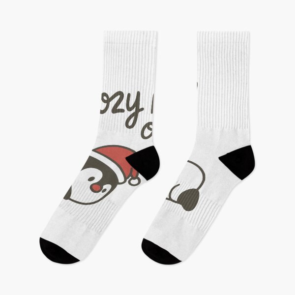 Item preview, Cute Cozy Penguin and Polar Bear Sticker | Lazy Animal Aesthetic designed and sold by ColorNestStudio.