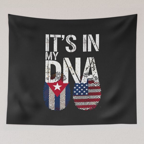 Item preview, Cuba USA It's In My DNA American Flag Pride Cuban Roots designed and sold by procionartss.