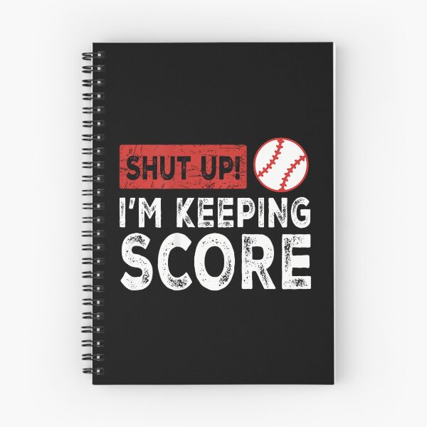 Item preview, (On Back) Shut Up I'M Keeping Score Baseball Vintage designed and sold by DeannaAntoin.