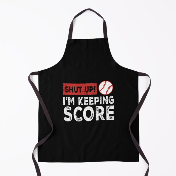 Item preview, (On Back) Shut Up I'M Keeping Score Baseball Vintage designed and sold by DeannaAntoin.