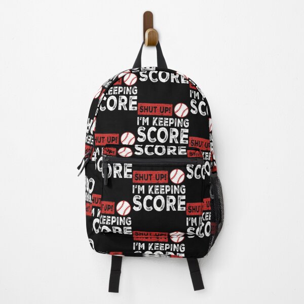 Item preview, (On Back) Shut Up I'M Keeping Score Baseball Vintage designed and sold by DeannaAntoin.