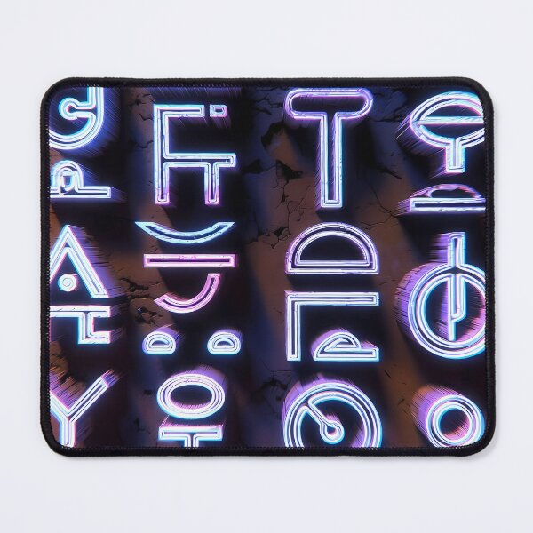 Item preview, Neon Light Symbols, Cyberpunk Egyptian Hieroglyphics, symmetrical textures (image size 8320x12480) designed and sold by Digital-Davinci.