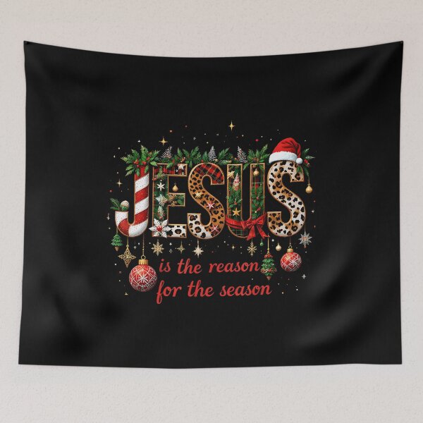 Item preview, Christmas Jesus Is The Reason For Season Xmas Christian designed and sold by FloraVenita.
