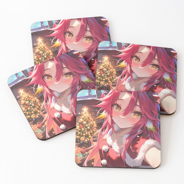 Item preview, Jibril Christmas Anime No Game No Life Festive Sparkle Warm Holiday Atmosphere designed and sold by HumbertoValveno.