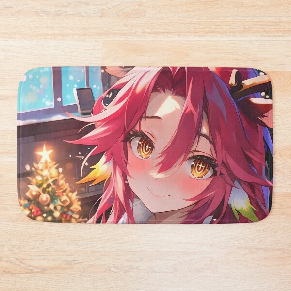 Item preview, Jibril Christmas Anime No Game No Life Festive Sparkle Warm Holiday Atmosphere designed and sold by HumbertoValveno.