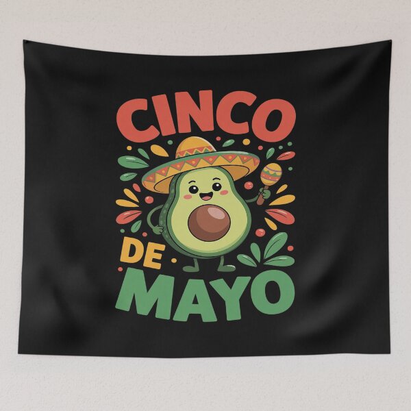 Item preview, Cute Avocado Cinco de Mayo Fiesta Party Celebration Fun designed and sold by procionartss.
