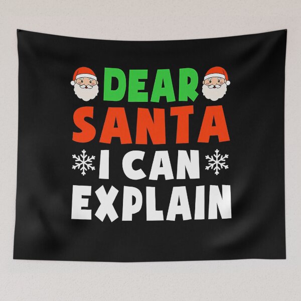 Item preview, Can Santa Explain On Santa The Christmas Naughty Dear I List Funny designed and sold by JoelyNavarro.