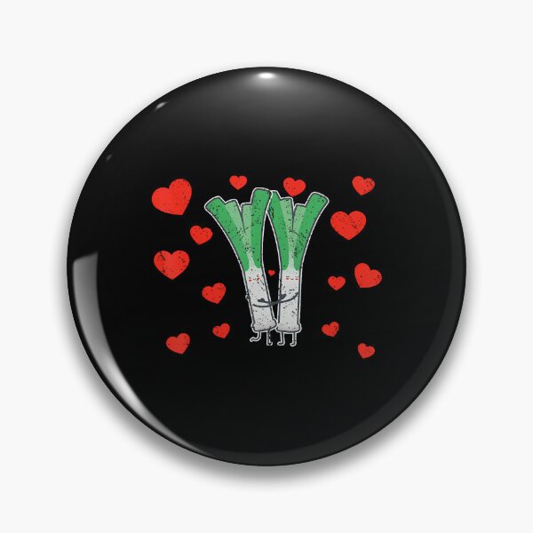 Item preview, Cute Leek Couple Hugging Leek Vegetable Lovers designed and sold by RubySandy.