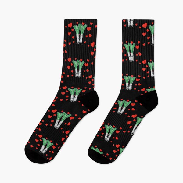 Item preview, Cute Leek Couple Hugging Leek Vegetable Lovers designed and sold by RubySandy.