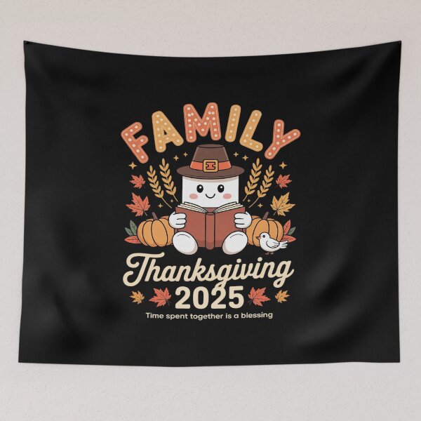 Item preview, Family Thanksgiving 2025 Autumn Book Ghost FallFamily Thanksgiving 2025 Autumn Book Ghost Fall designed and sold by NetoGalaxy.