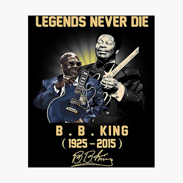 Item preview, Bb King Legends Never Die designed and sold by thuuthays.