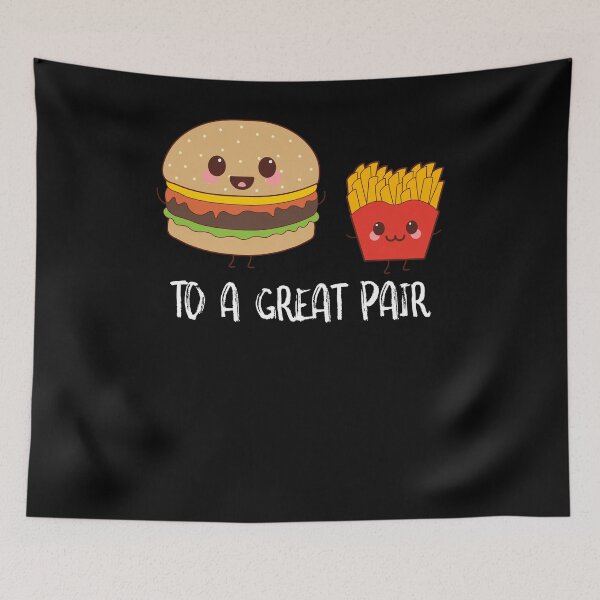 Item preview, To A Great Pair Burgers And Fries designed and sold by SusurrationStud.