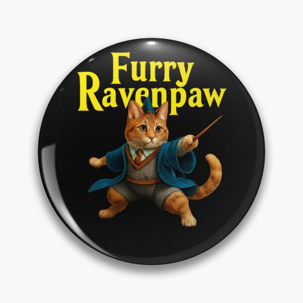 Item preview, Furry Ravenpaw designed and sold by Cats and Other Things.