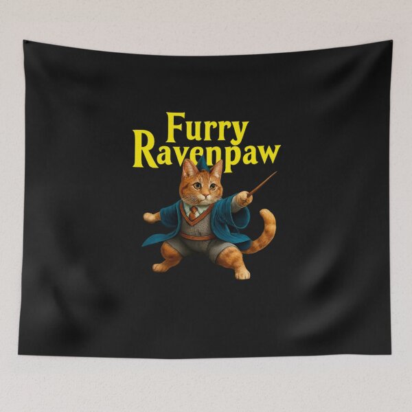 Item preview, Furry Ravenpaw designed and sold by Cats and Other Things.