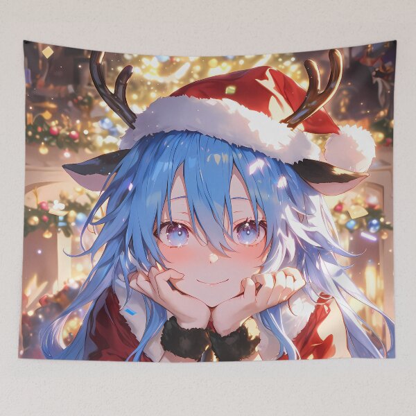 Item preview, Christmas Yoshino Himekawa Date A Live Anime Girl Festive Cozy Warm Holiday designed and sold by HumbertoValveno.